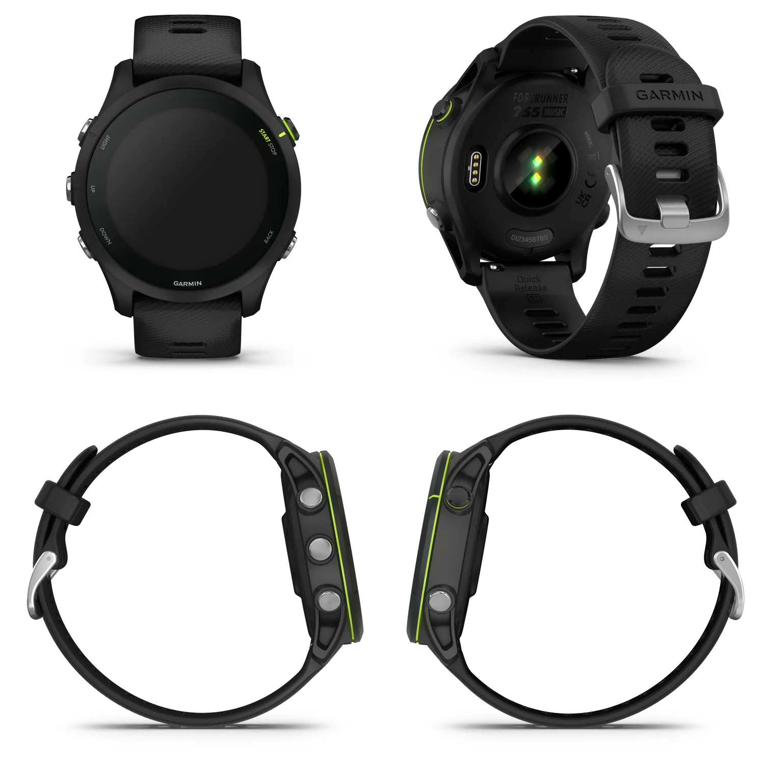 Garmin Forerunner 255 Series GPS Smartwatch, 46 mm or 41 mm with Wearable4U Bundle