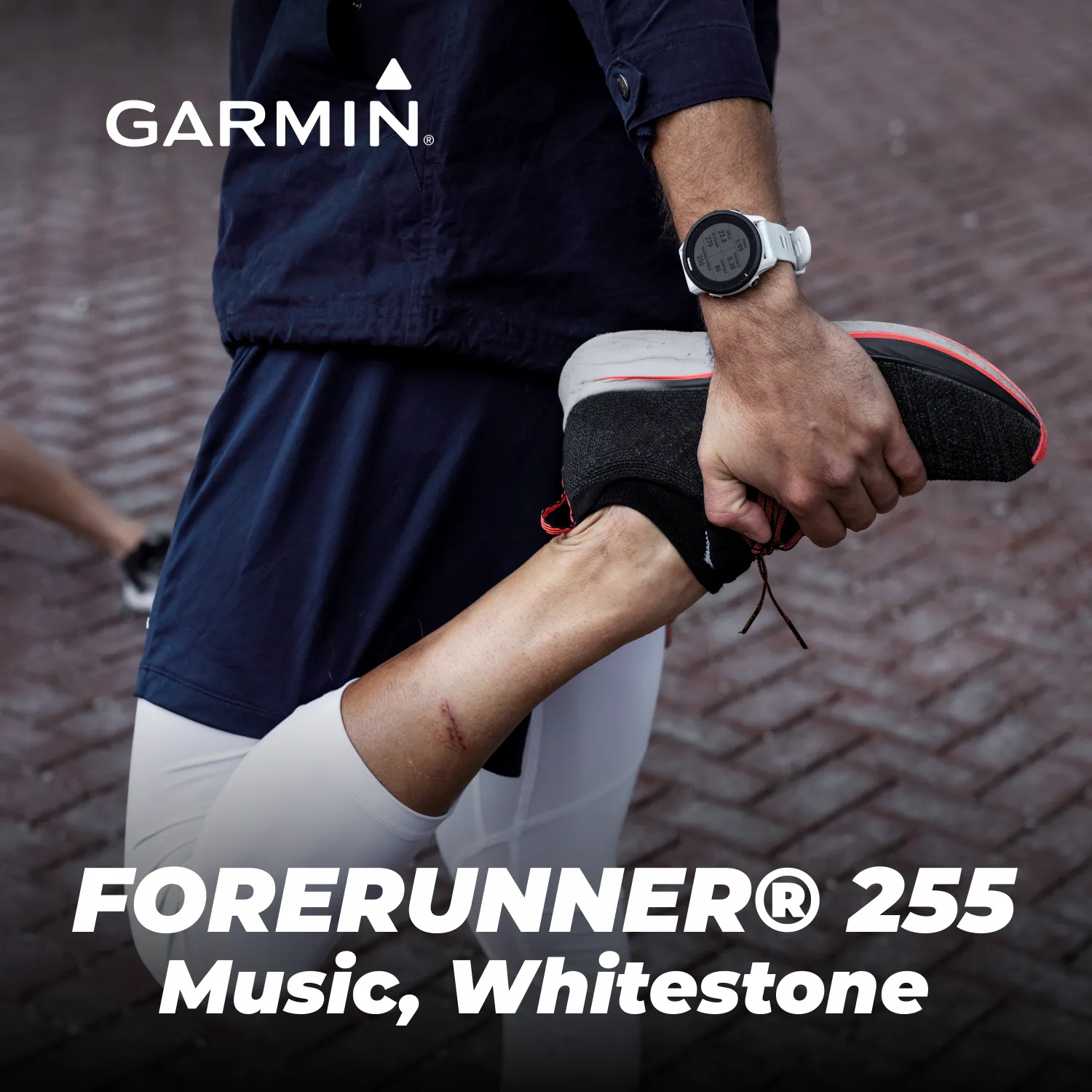 Garmin Forerunner 255 Series GPS Smartwatch, 46 mm or 41 mm with Wearable4U Bundle