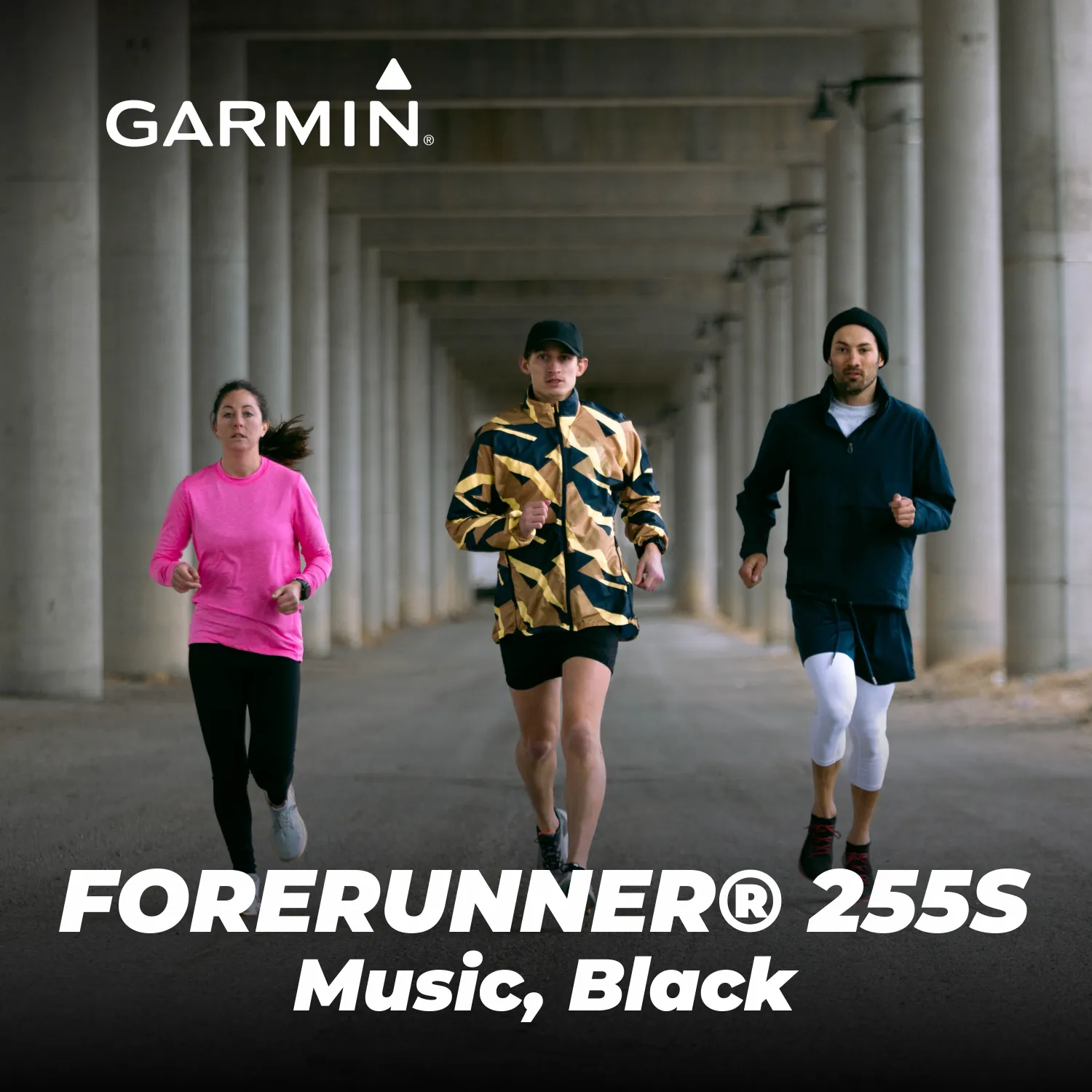 Garmin Forerunner 255 Series GPS Smartwatch, 46 mm or 41 mm with Wearable4U Bundle