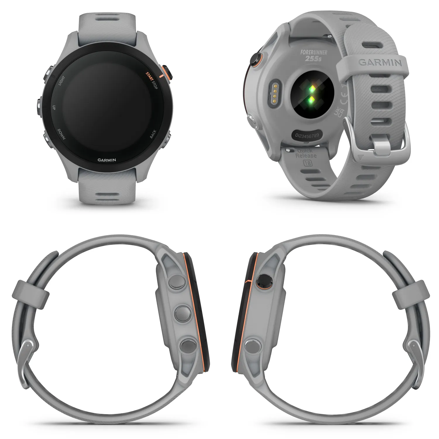 Garmin Forerunner 255 Series GPS Smartwatch, 46 mm or 41 mm with Wearable4U Bundle