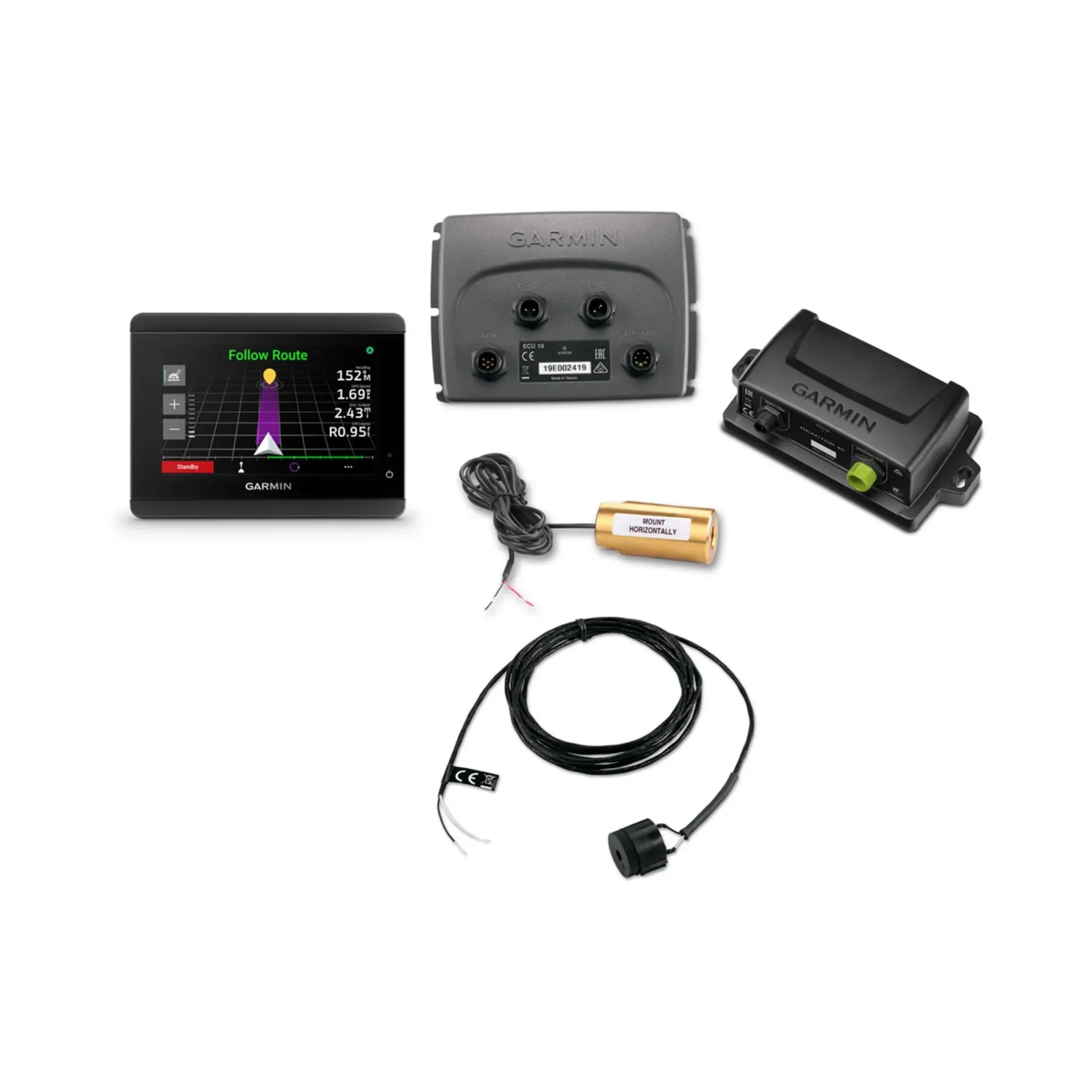 Garmin Reactor™ 40 hydraulisk autopilot Med GHC™ 50-autopilotinstrument