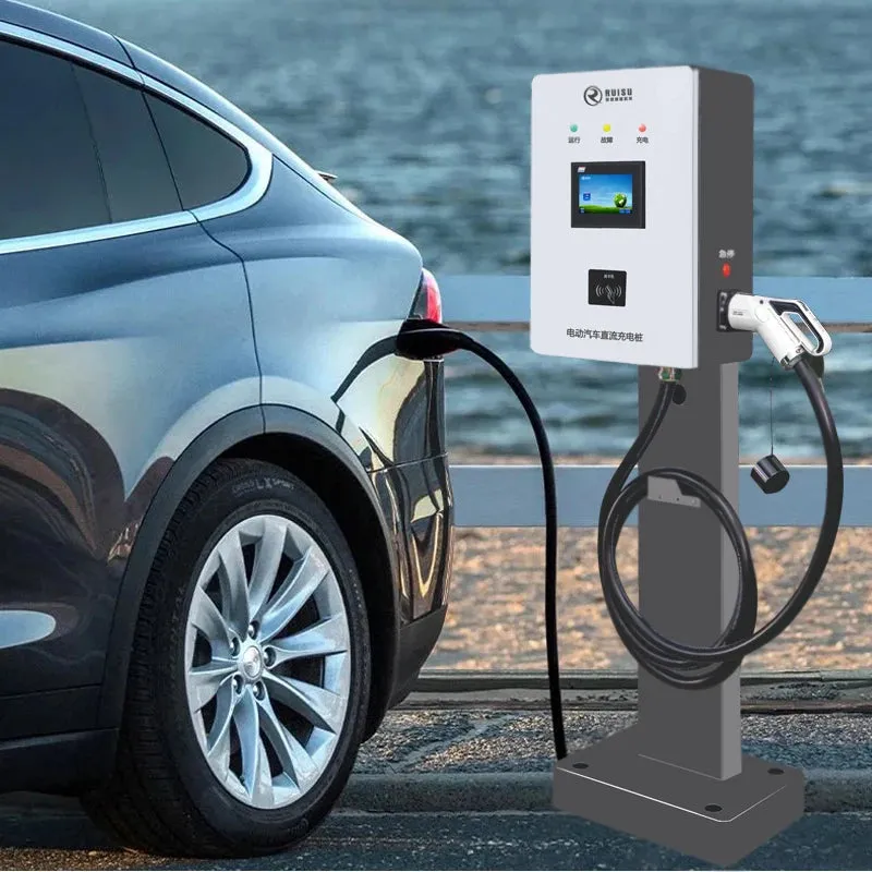 GB/T Standard Electric Car 30KW EV DC Charging Station Charging Piles
