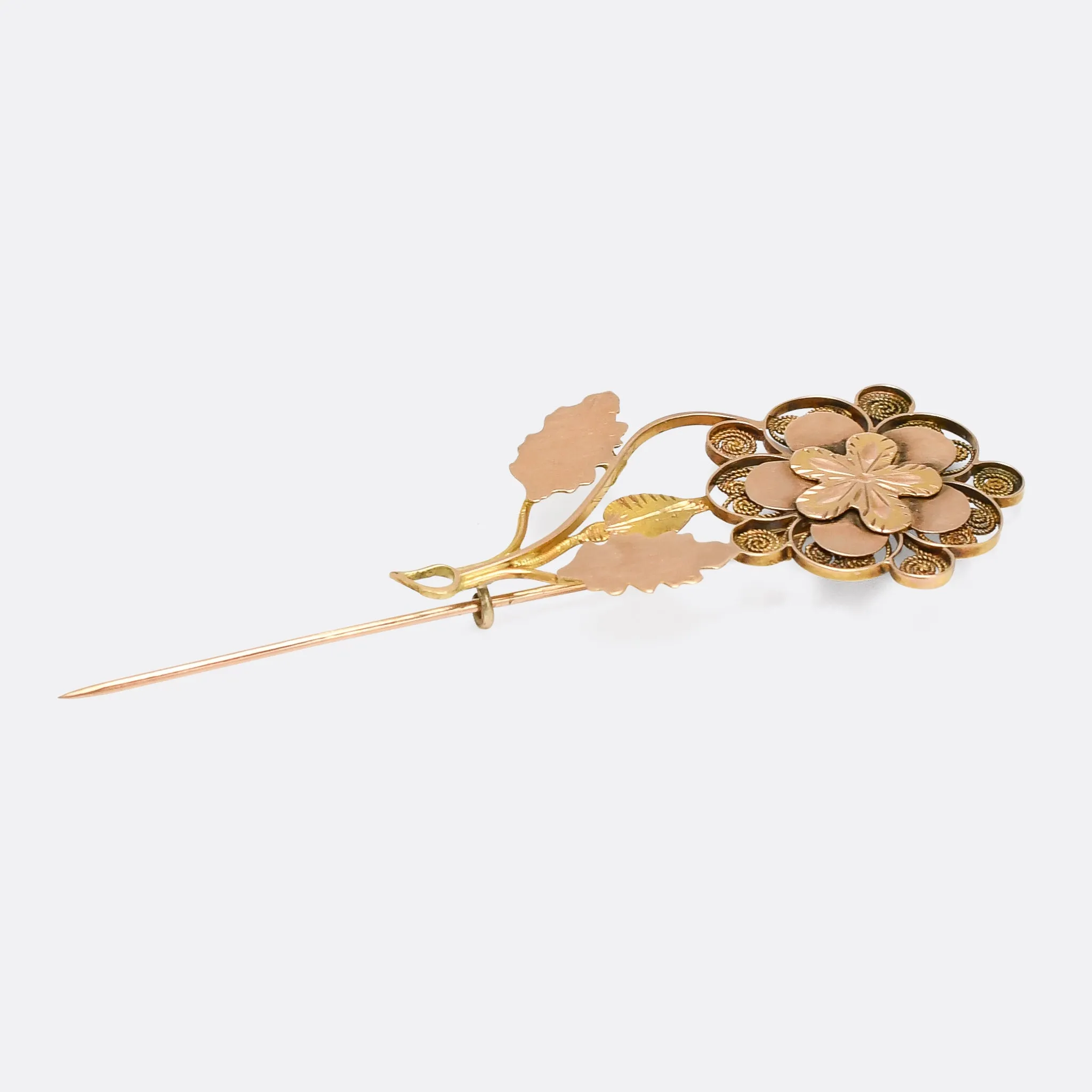 Georgian Regency Pansy Brooch