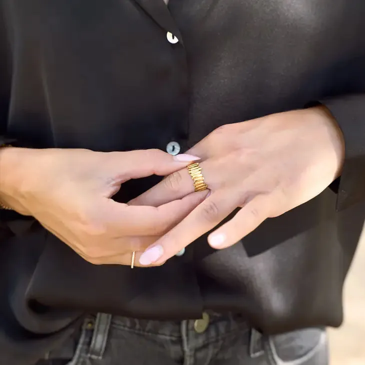 Georgie Gold Adjustable Ring