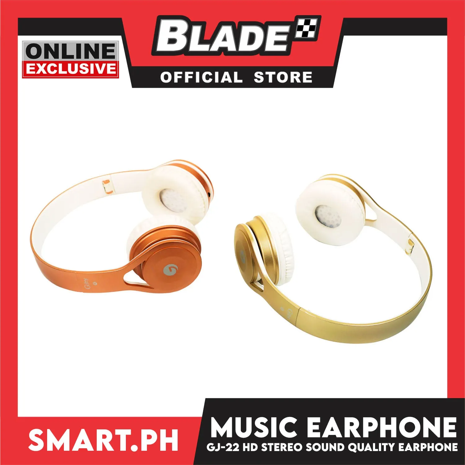 Gifts Headphone Excellent Sound Quality GJBY GJ-22 (Assorted Colors)