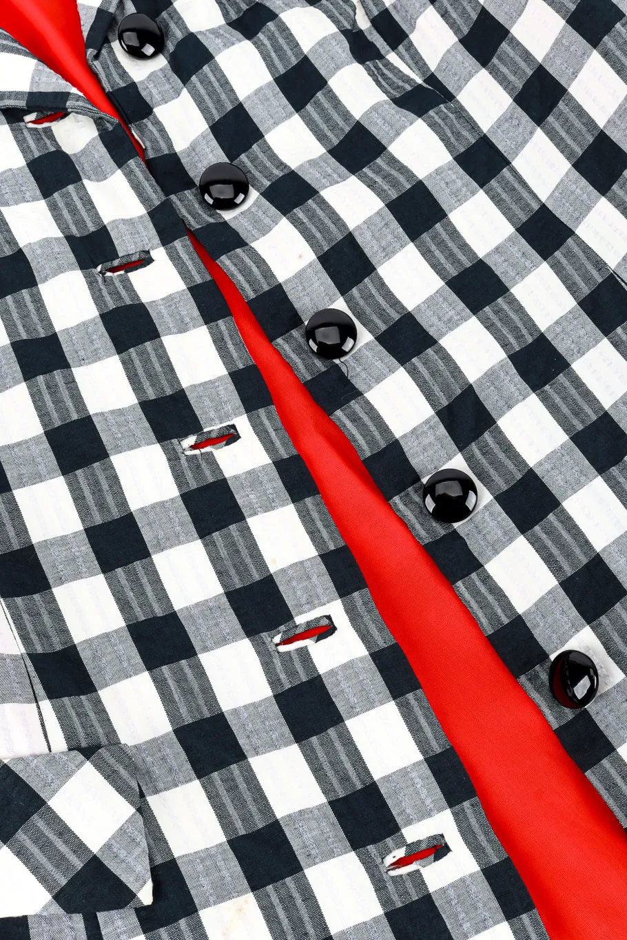 Gingham Trench Coat