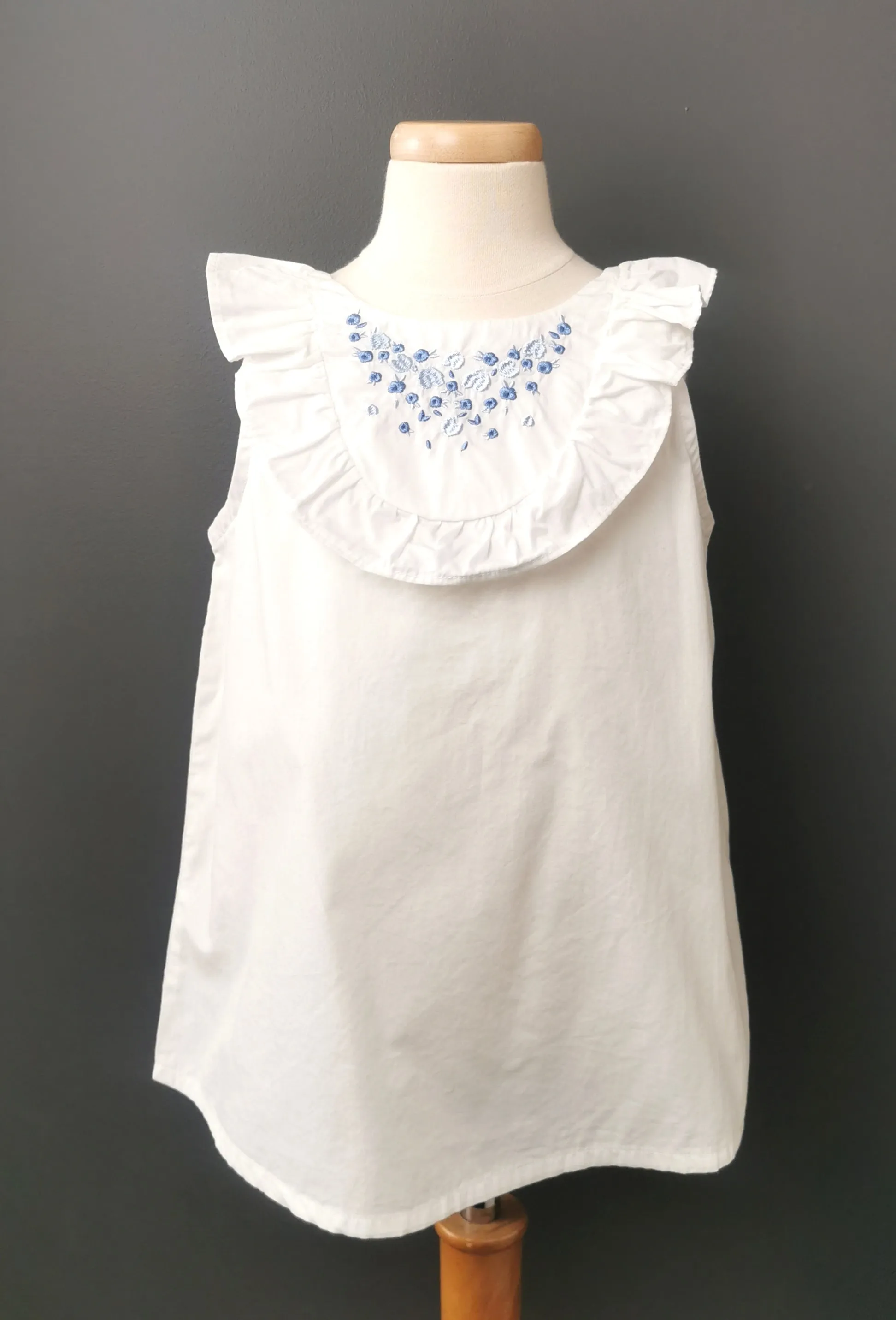 GIRL SIZE 5 YEARS - DEX Kids, Open Back, Floral Dress Top NWT B54