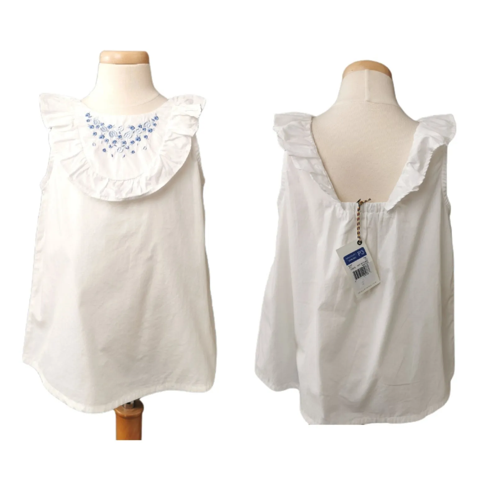GIRL SIZE 5 YEARS - DEX Kids, Open Back, Floral Dress Top NWT B54