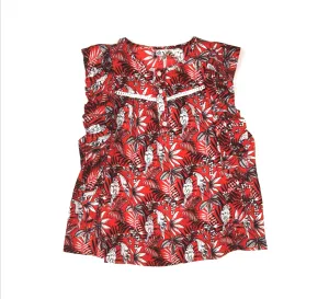 GIRL SIZE(S) MEDIUM (10 YEARS) & LARGE (12 YEARS) - DEX Kids, Flutter Sleeve, Boho Dress Top NWT B46