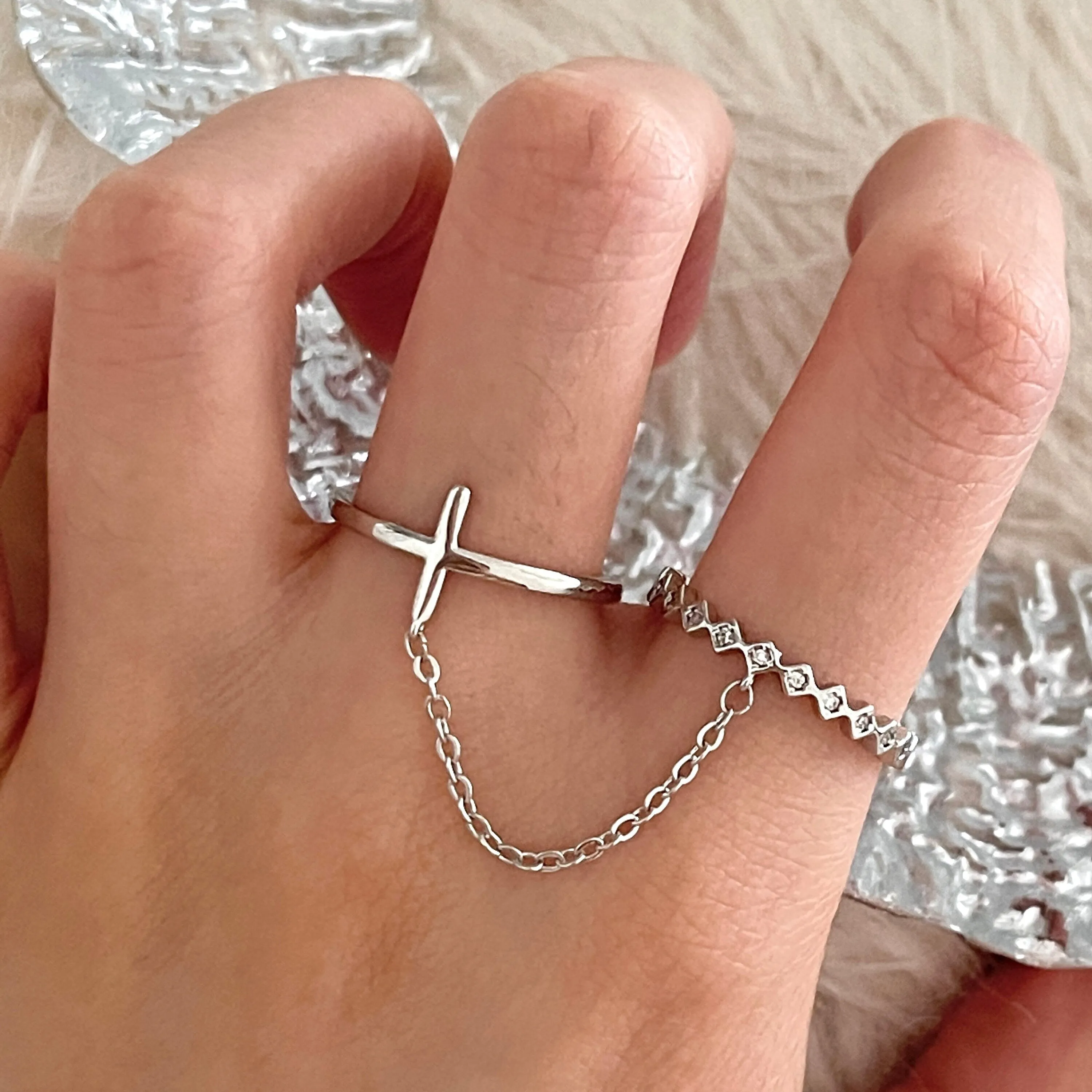 Gothic Cross Rings