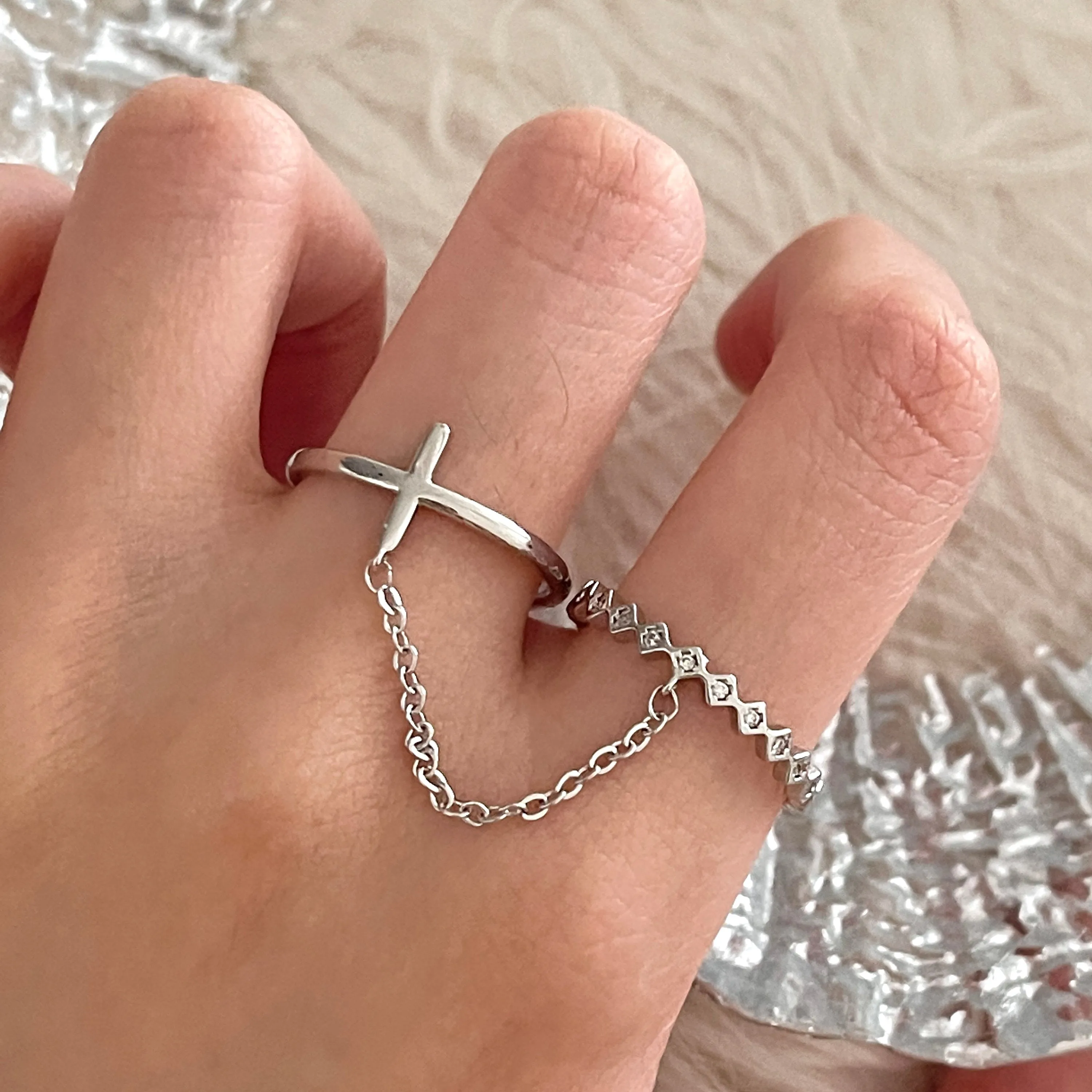 Gothic Cross Rings