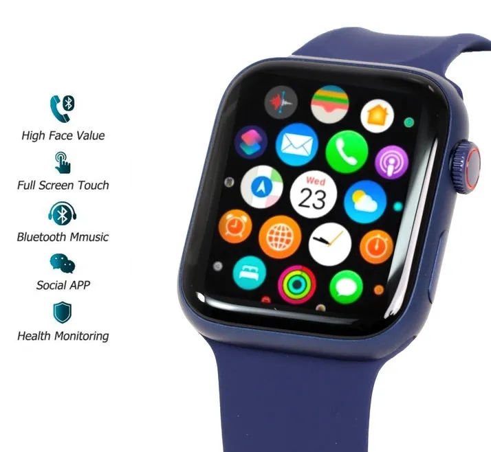 Haino Teko H74 45/44 mm Smart Watch - Blue