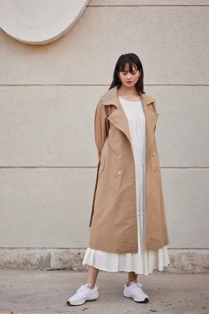 Heart Wood Trench Coat