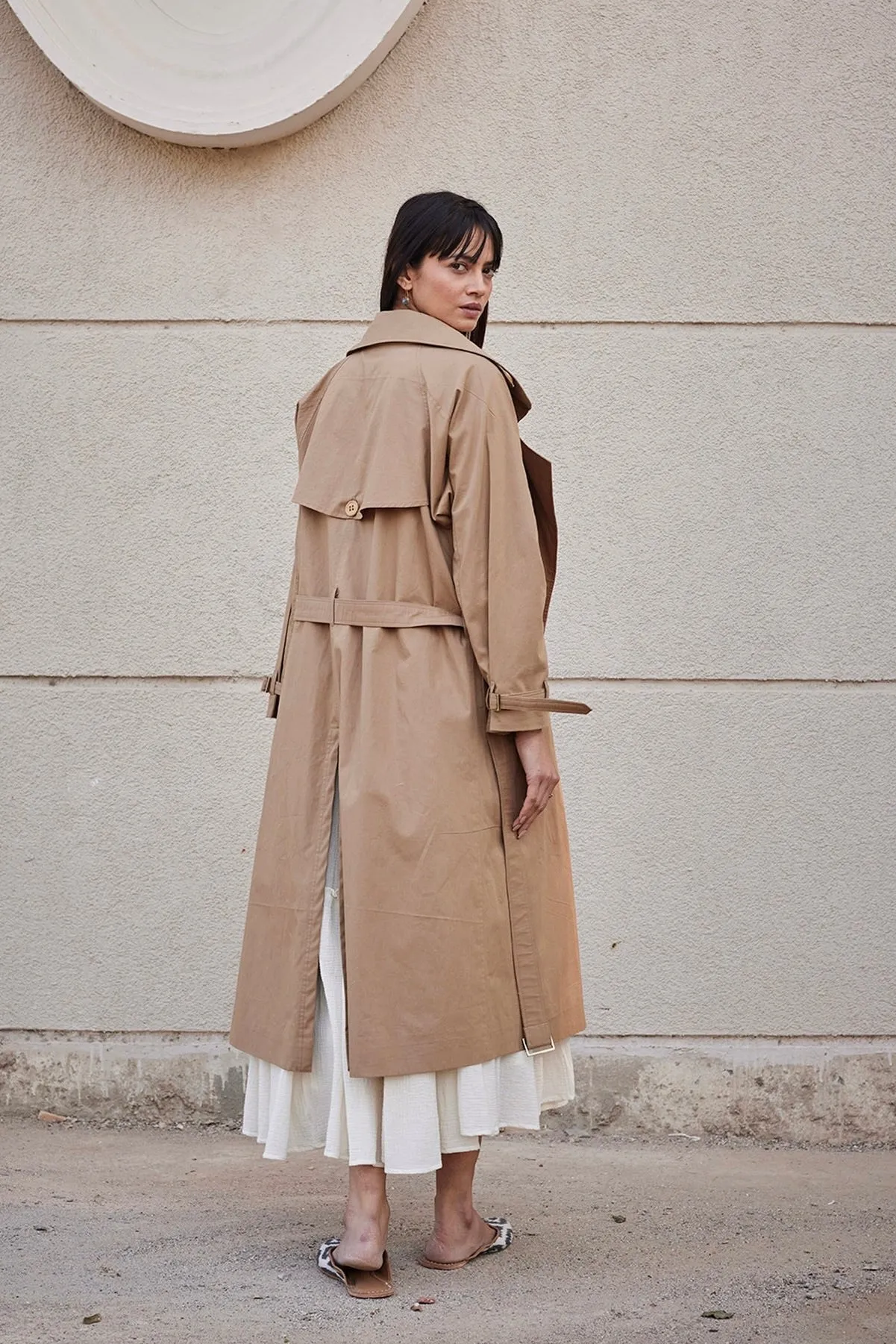 Heart Wood Trench Coat