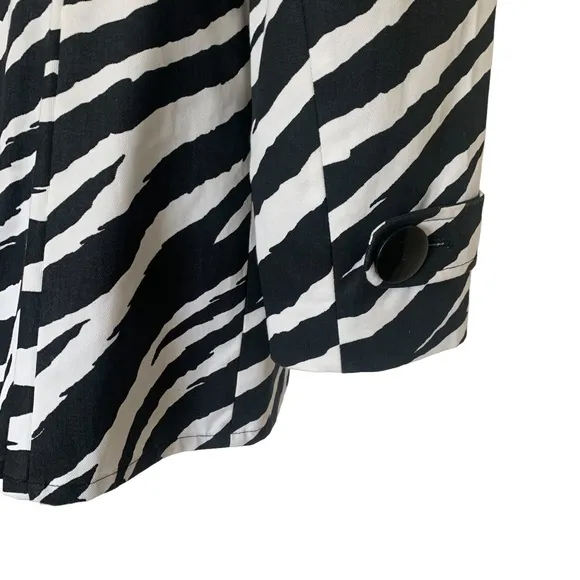 Helene Berman London Zebra Print Trench Coat