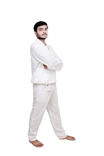 HENCO White Track Suit/Dress for SSB (Service Selection Board) / Indian Armed Forces, Boy-Girl. (Medium - 38)