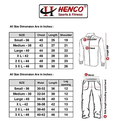 HENCO White Track Suit/Dress for SSB (Service Selection Board) / Indian Armed Forces, Boy-Girl. (Medium - 38)