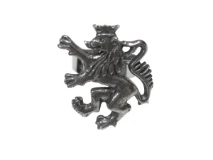 Heraldic Lion King of Beasts Adjustable Size Fashion Ring