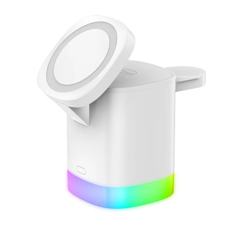 HexHub™ - 4-in-1 MagSafe Wireless Fast Charging Dock With RGB Lighting