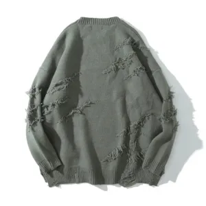 High Street Plain Torn Sweater