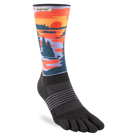 Injinji Artist Designed Women's Trail Crew Toesocks