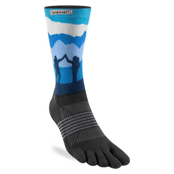 Injinji Artist Designed Women's Trail Crew Toesocks