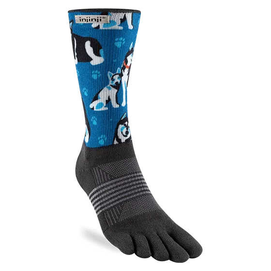 Injinji Artist Designed Women's Trail Crew Toesocks