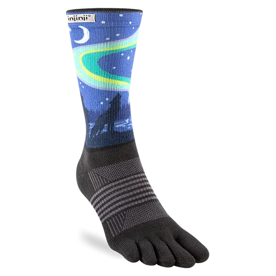 Injinji Artist Designed Women's Trail Crew Toesocks