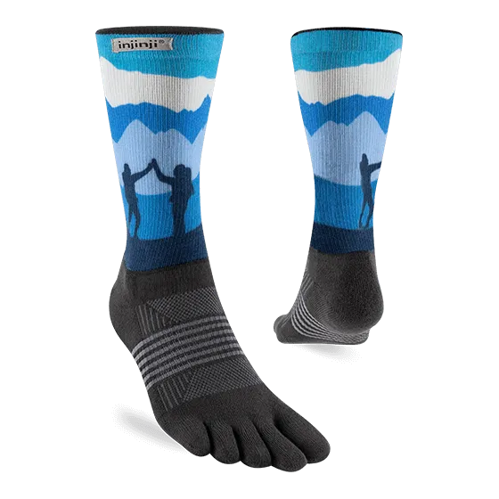 Injinji Artist Designed Women's Trail Crew Toesocks