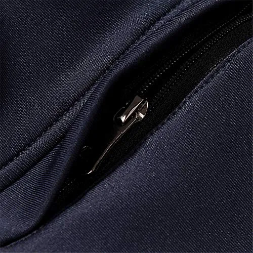 INVACHI Mens 2 Pieces Athletic Full Zip Sports Sets Jacket & Pants Active Fitness Jogging Sweat Tracksuit Set