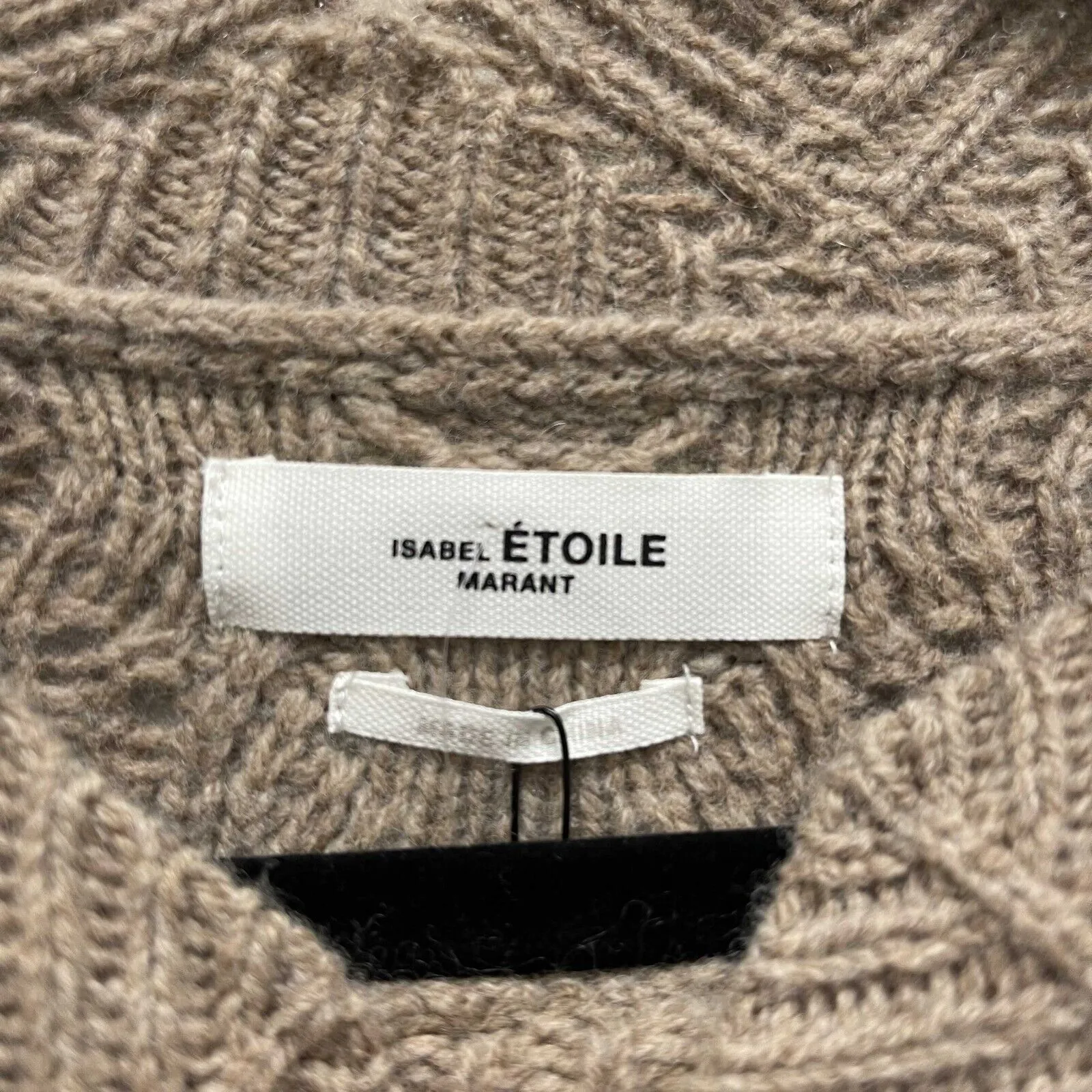 Isabel Marant NEW Emi Knitwear Wool Sweater Beige 34 US 2