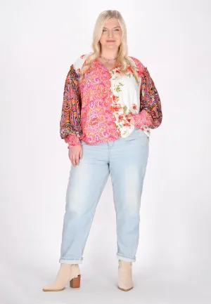 IZIA Women's Plus Size Blouse