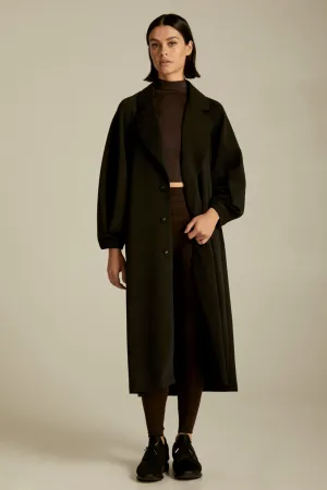 Kenzie Pleat Sleeve Trench