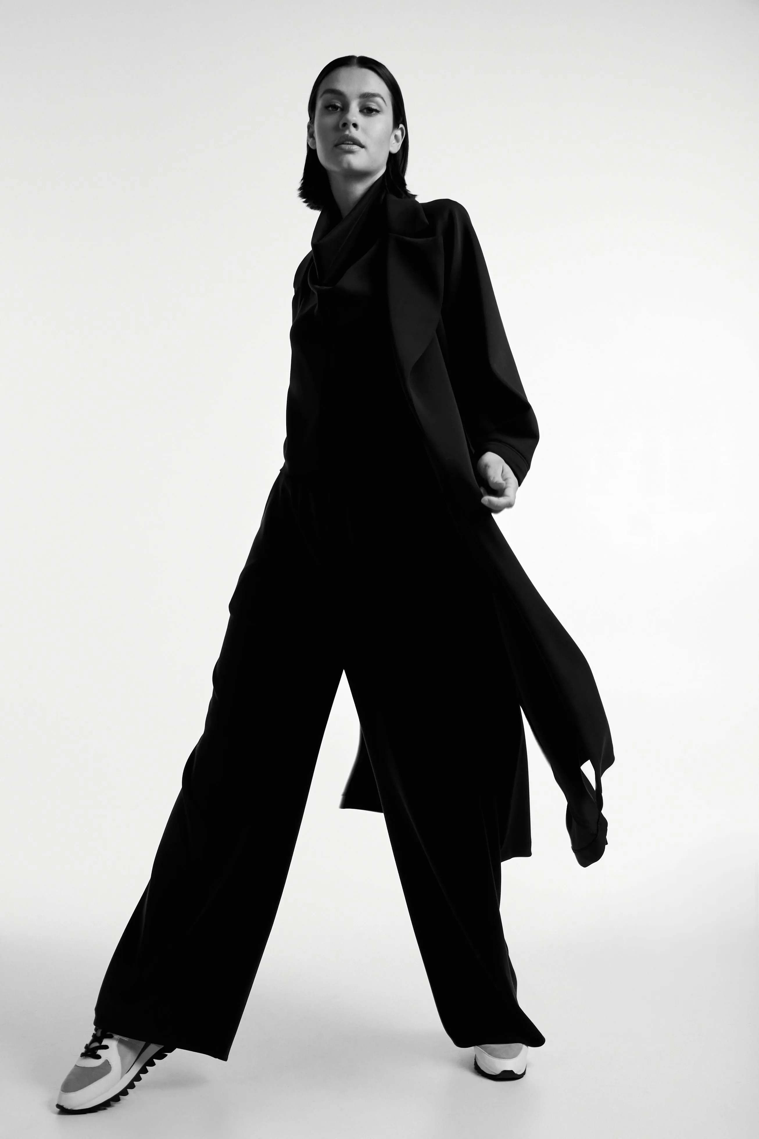 Kenzie Pleat Sleeve Trench