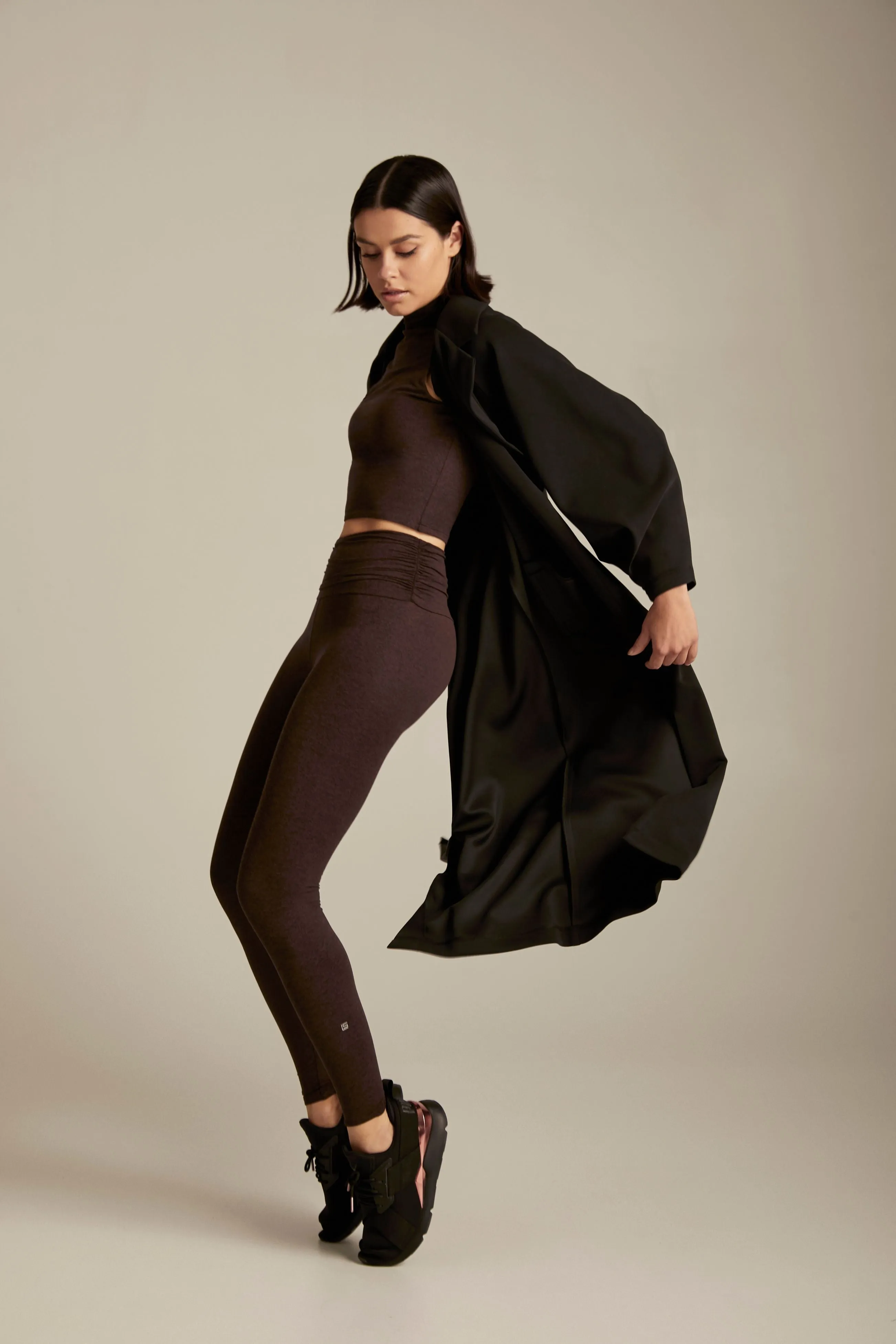 Kenzie Pleat Sleeve Trench
