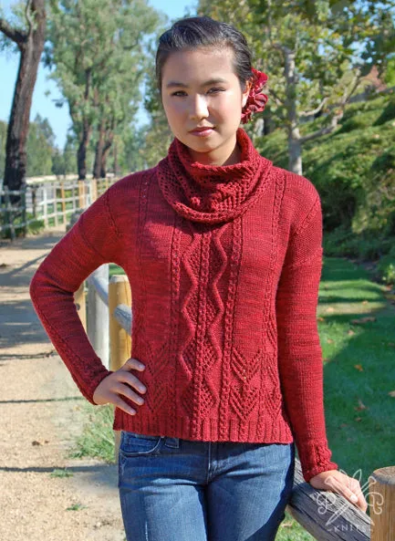 Kiko Sweater and Cowl PDF Knitting Pattern
