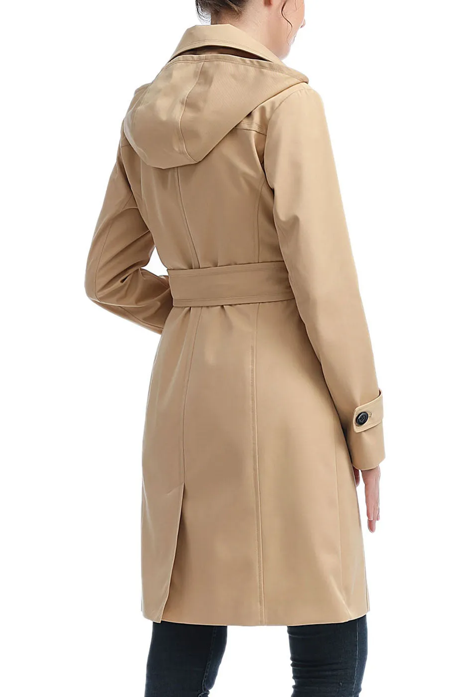 Kimi   Kai Women's "Adel" Waterproof Hooded Trench Coat