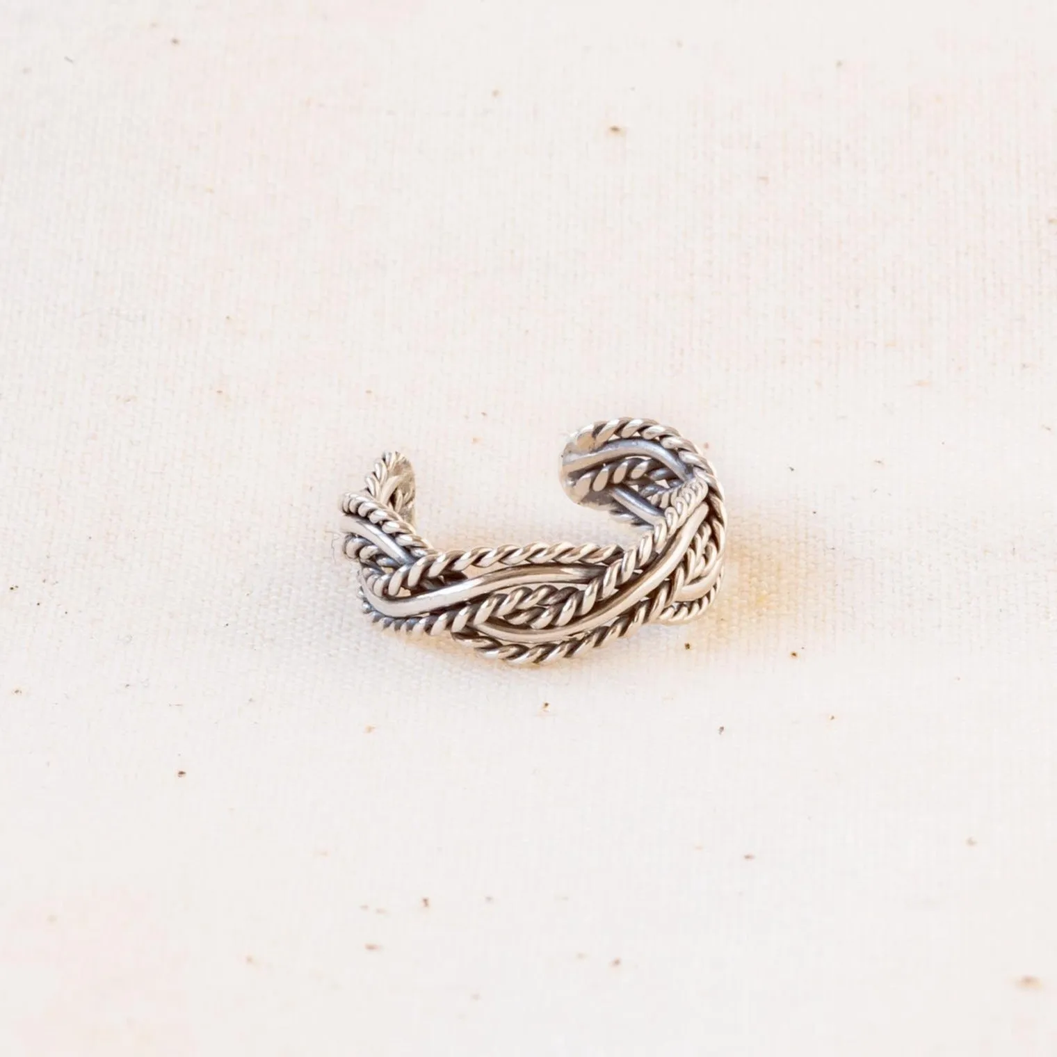 Koh Lanta - Twisted Silver Toe Ring