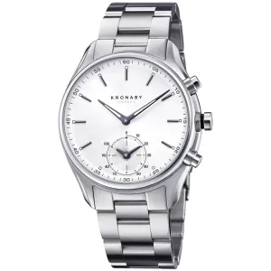 Kronaby S0715/1 Men's Silver Sekel Hybrid Smartwatch