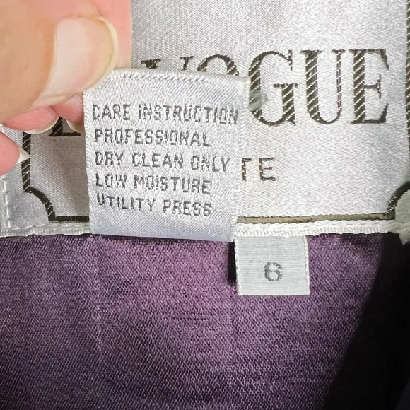 La Vogue Petite Single Breasted Lined Trench Coat in Navy Women’s Sz 6P