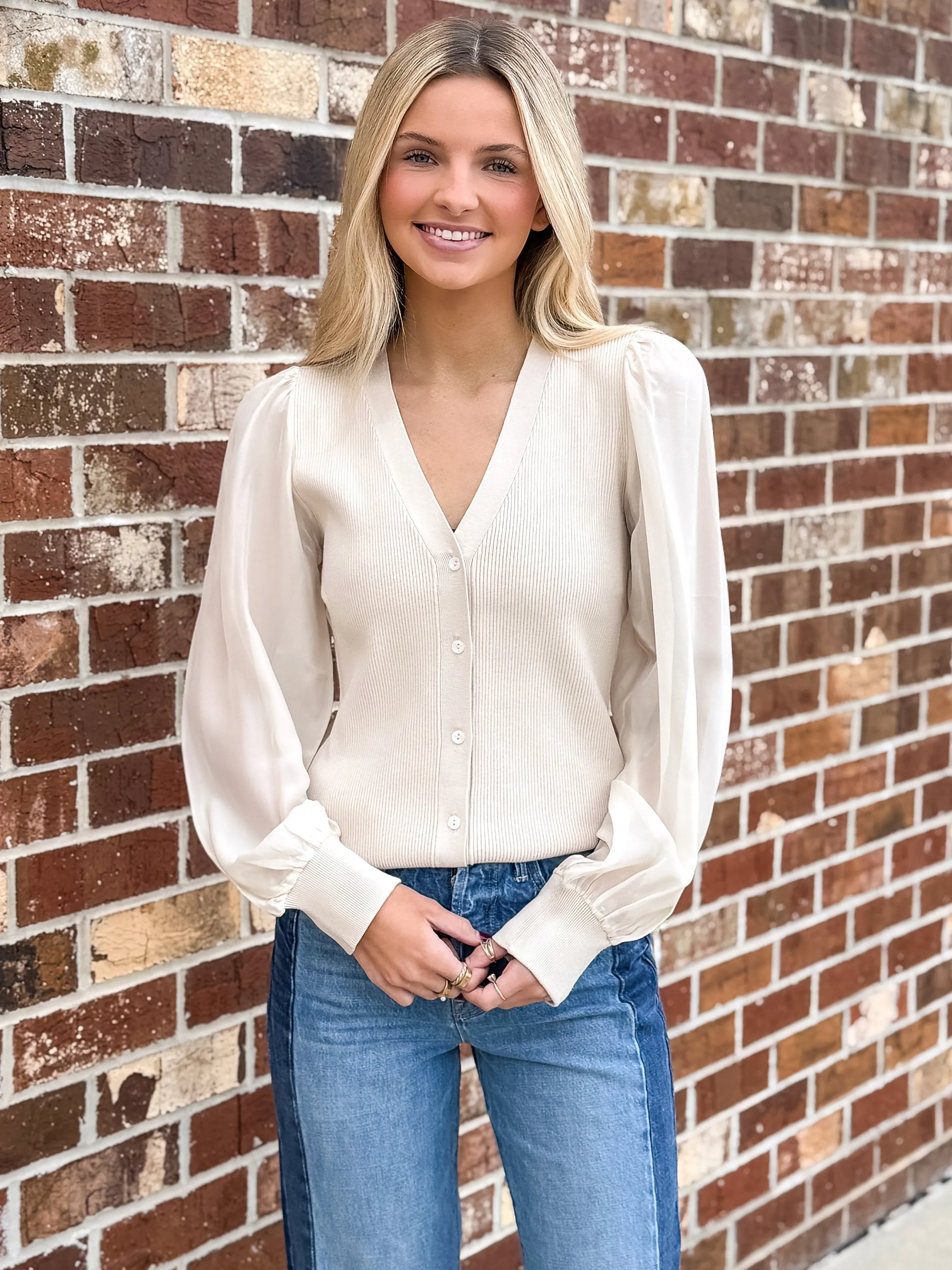 Landry Cardigan (Porcelain)
