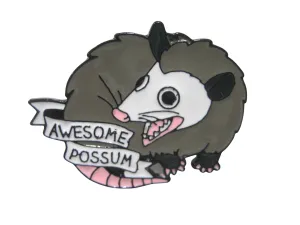 Large Awesome Possum Adjustable Size Fashion Ring
