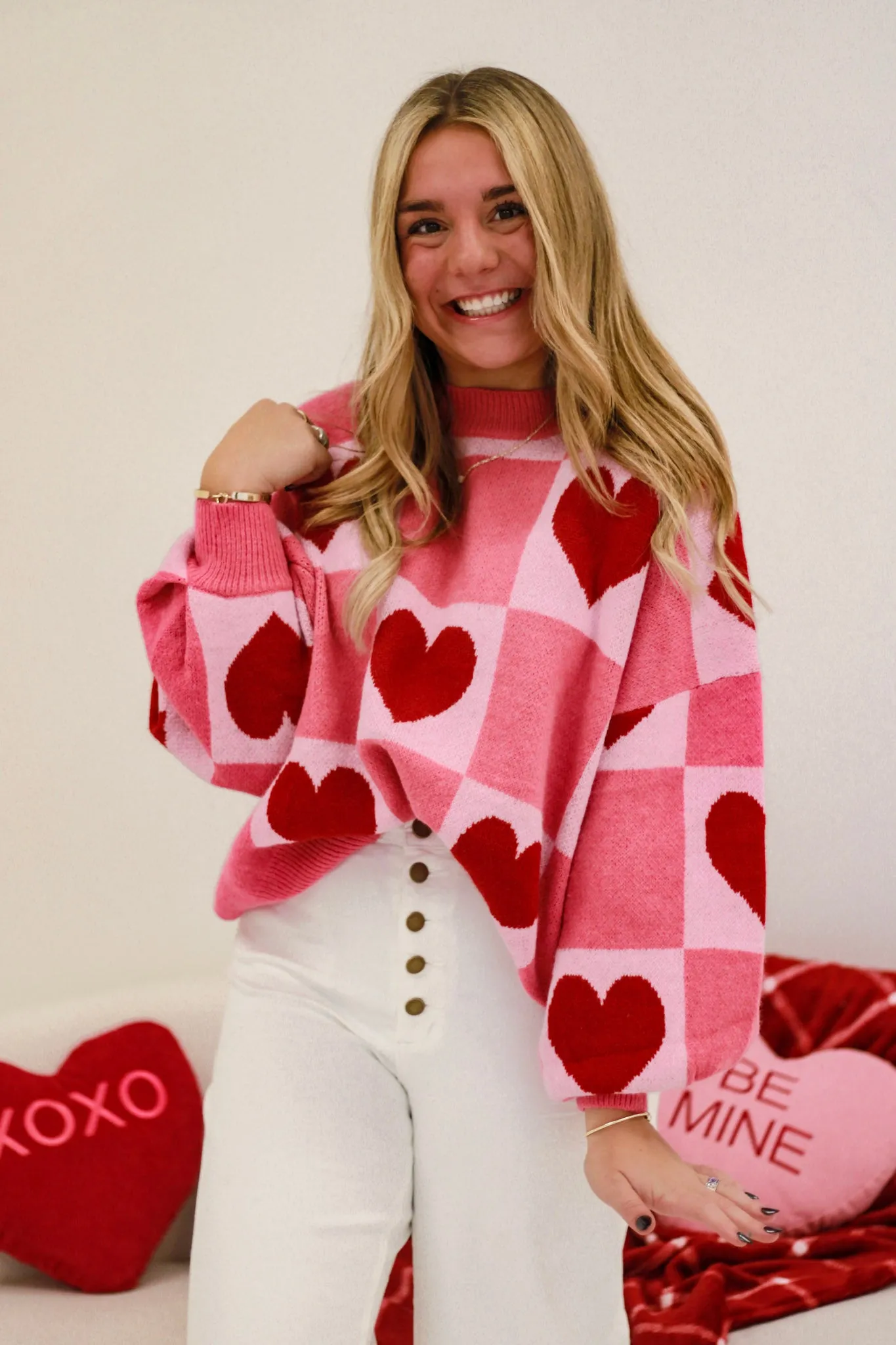 Layers of Love Heart Sweater