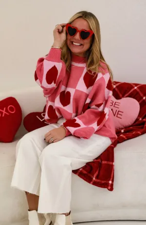 Layers of Love Heart Sweater