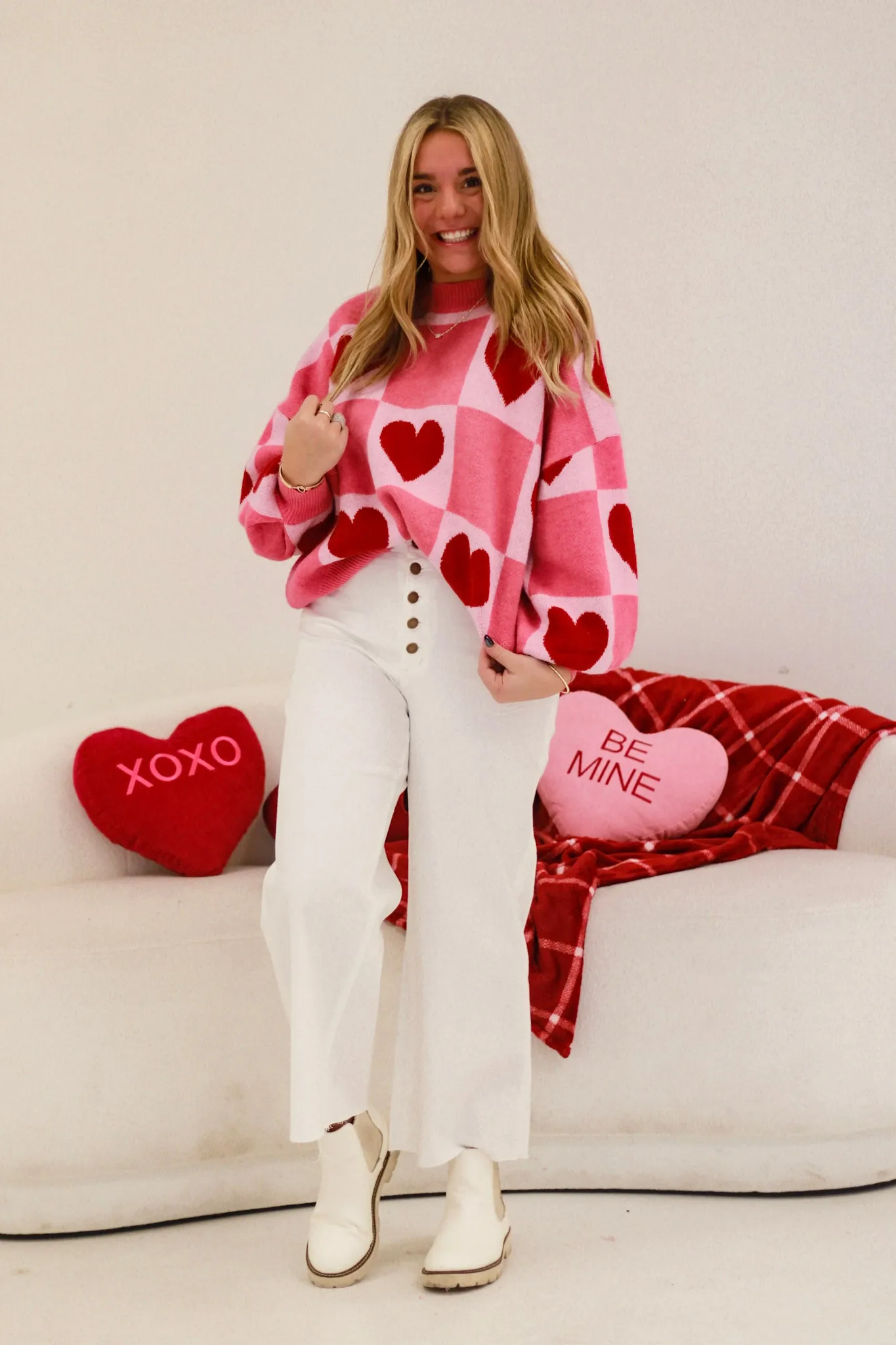 Layers of Love Heart Sweater