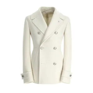 L.B.M. 1911 Double Breasted Wool Blend Peacoat