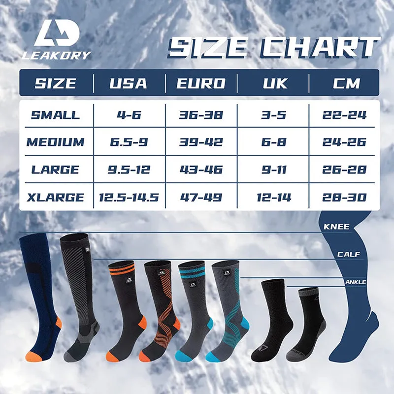 LEAKDRY Waterproof Urban FunctionSocks  Crew Melange Grey