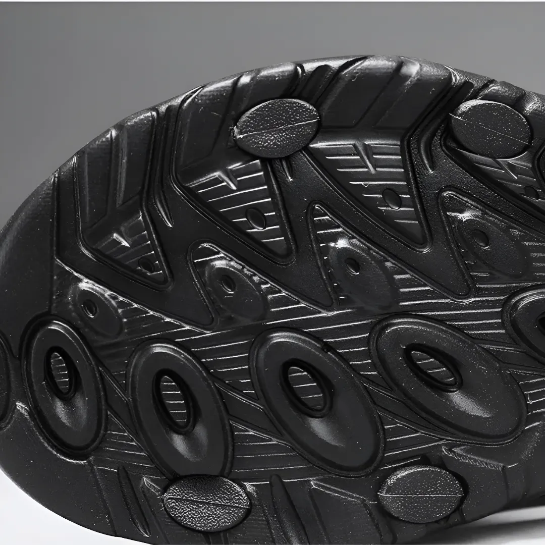 Leather Trail Sandals with Velcro for Men