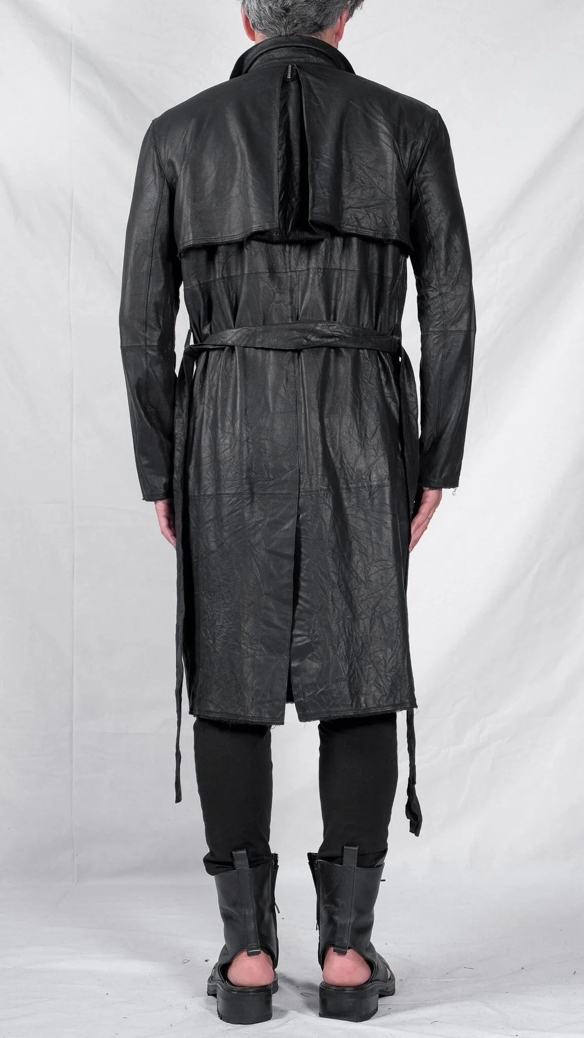 Leather Trench Coat