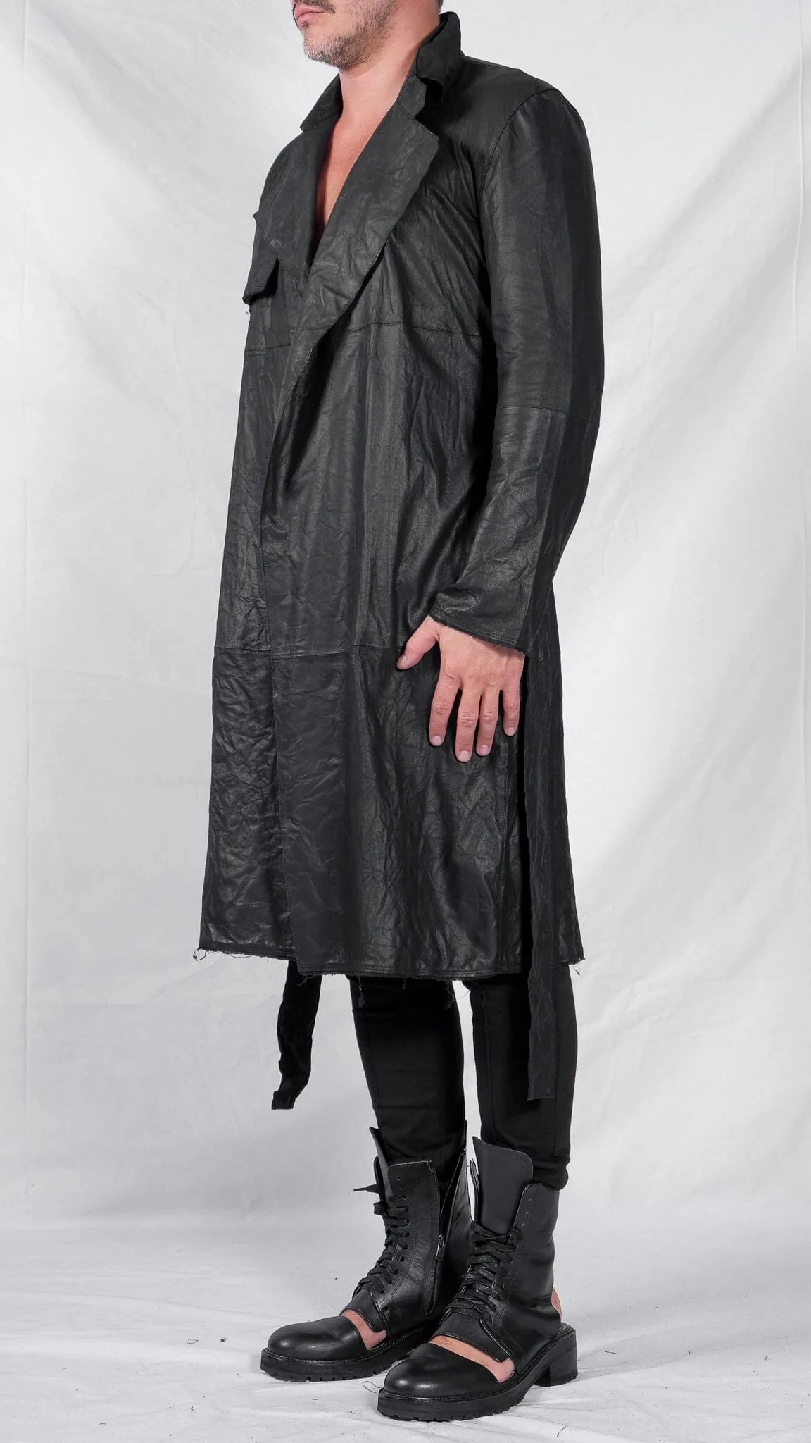 Leather Trench Coat